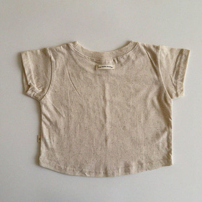 Baby/Toddler Aosta SS25 Cotton Basic Tee (3m - 5y) - 5 Colors kids outfit