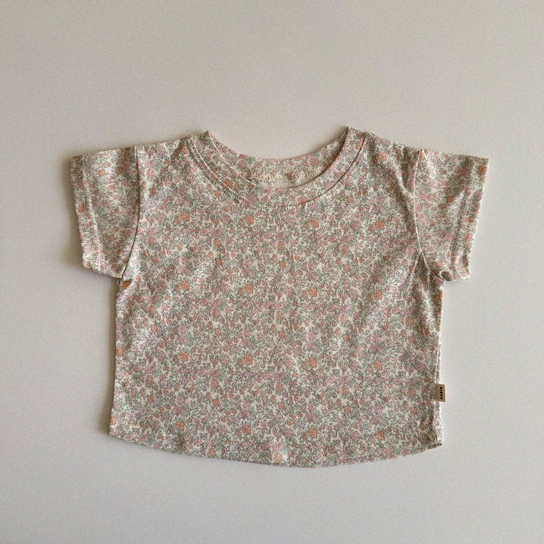 Baby/Toddler Aosta SS25 Cotton Basic Tee (3m - 5y) - 5 Colors kids outfit