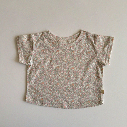 Baby/Toddler Aosta SS25 Cotton Basic Tee (3m - 5y) - 5 Colors kids outfit