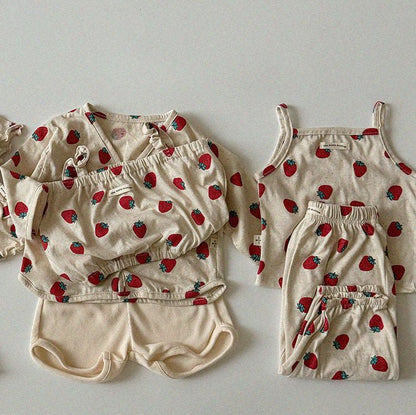 Baby/Toddler Aosta SS25 Cotton Elastic Strap Cropped Tank Top (1 - 7y) - 2 Colors kids outfit