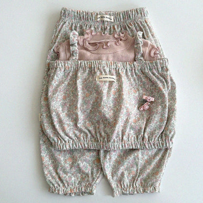 Baby/Toddler Aosta SS25 Cotton Elastic Strap Cropped Tank Top (1 - 7y) - 2 Colors kids outfit