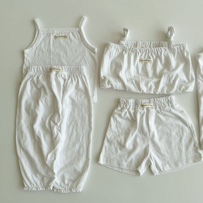 Baby/Toddler Aosta SS25 Linen Cotton Cami Tank Top (3m - 5y) - 5 Colors kids outfit