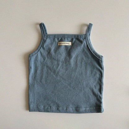 Baby/Toddler Aosta SS25 Linen Cotton Cami Tank Top (3m - 5y) - 5 Colors kids outfit
