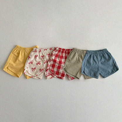 Baby/Toddler Aosta SS25 Summer Basic Shorts (3m - 5y) - 5 Colors kids outfit