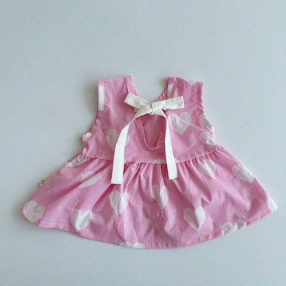 Baby/Toddler Aosta SS25 Tie Back Heart Top (3m - 5y) - 2 Colors kids outfit