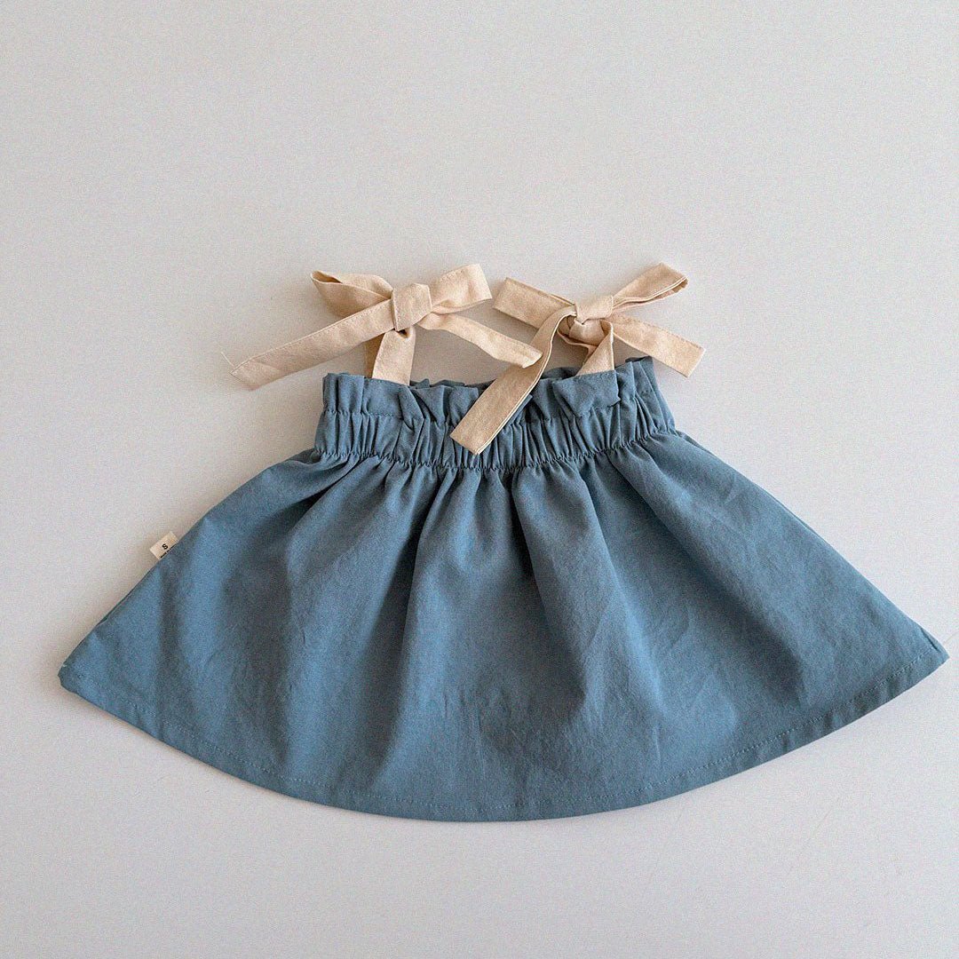 Baby/Toddler Aosta SS25 Tie Shoulder Top (3m - 5y) - 2 Colors kids outfit