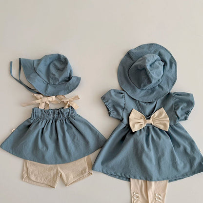 Baby/Toddler Aosta SS25 Tie Shoulder Top (3m - 5y) - 2 Colors kids outfit