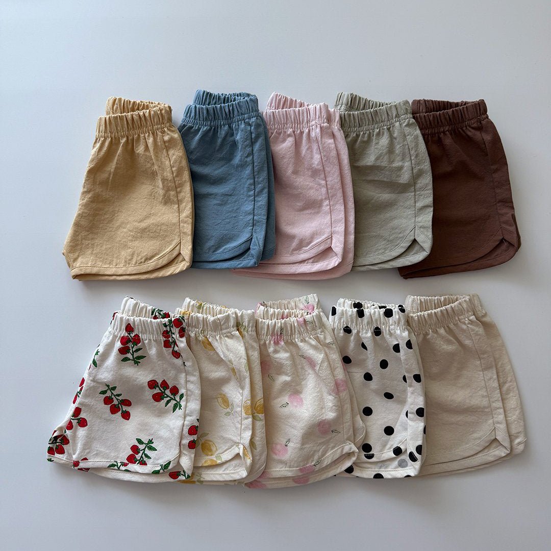 Baby/Toddler Aosta SS26 Summer Shorts (3m - 5y) - 10 Colors - AT NOON STORE