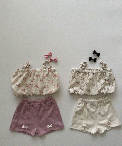 Baby/Toddler Aosta Tiny Bow Shorts (3m - 5y) - 2 Colors kids outfit
