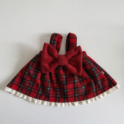 Baby/Toddler Aosta W24 Big Bow Fleece Cami Top (3m - 5y) - 3 Colors kids outfit