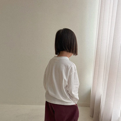 Baby/Toddler Bella F26 Basic Loose Fit Long Sleeve Top (1-6y) - 2 Colors kids outfit