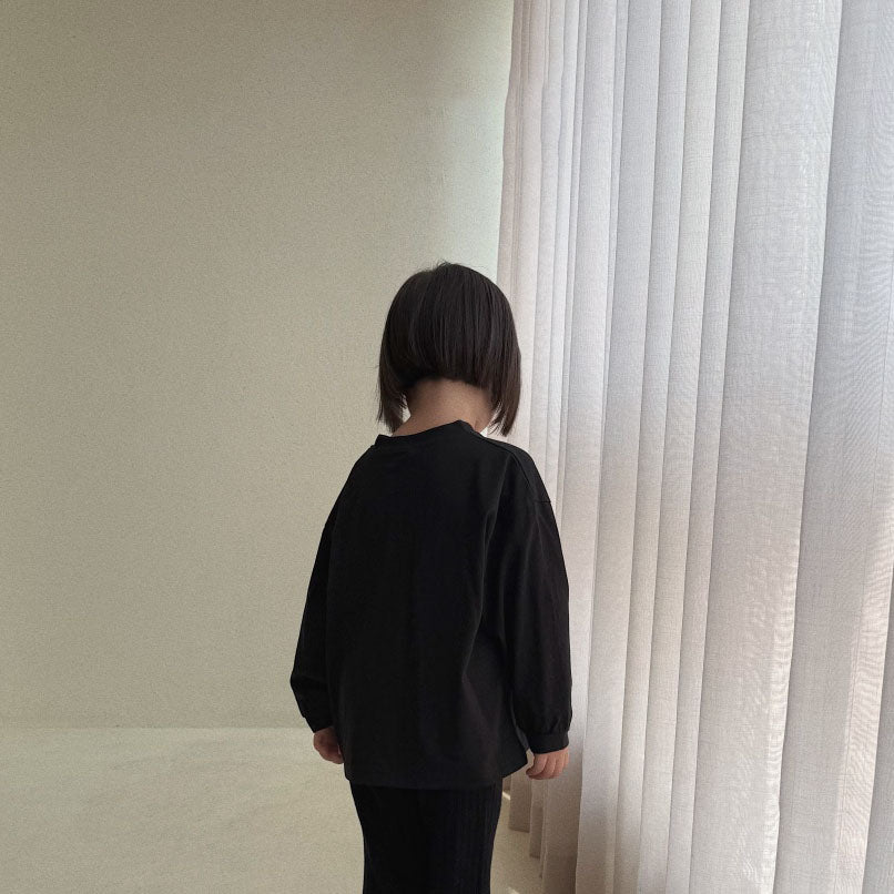 Baby/Toddler Bella F26 Basic Loose Fit Long Sleeve Top (1-6y) - 2 Colors kids outfit