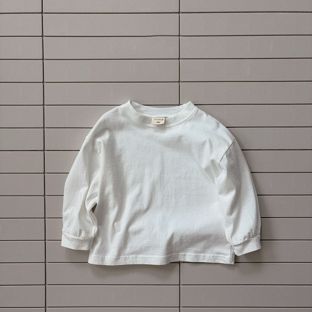 Baby/Toddler Bella F26 Basic Loose Fit Long Sleeve Top (1-6y) - 2 Colors kids outfit