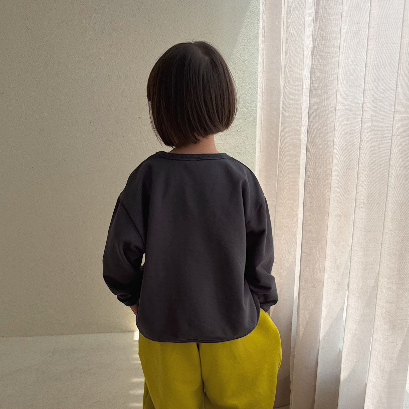 Baby/Toddler Bella F26 Curved Hem Long Sleeve Top (1-6y) - 4 Colors kids outfit