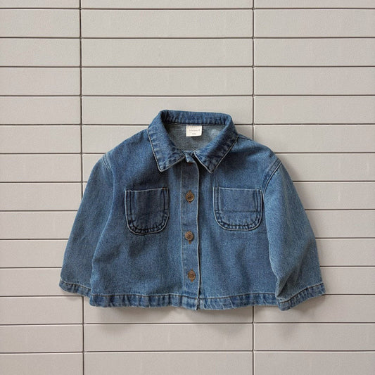 Baby/Toddler Bella F26 Denim Jacket (1-6y) - Blue kids outfit