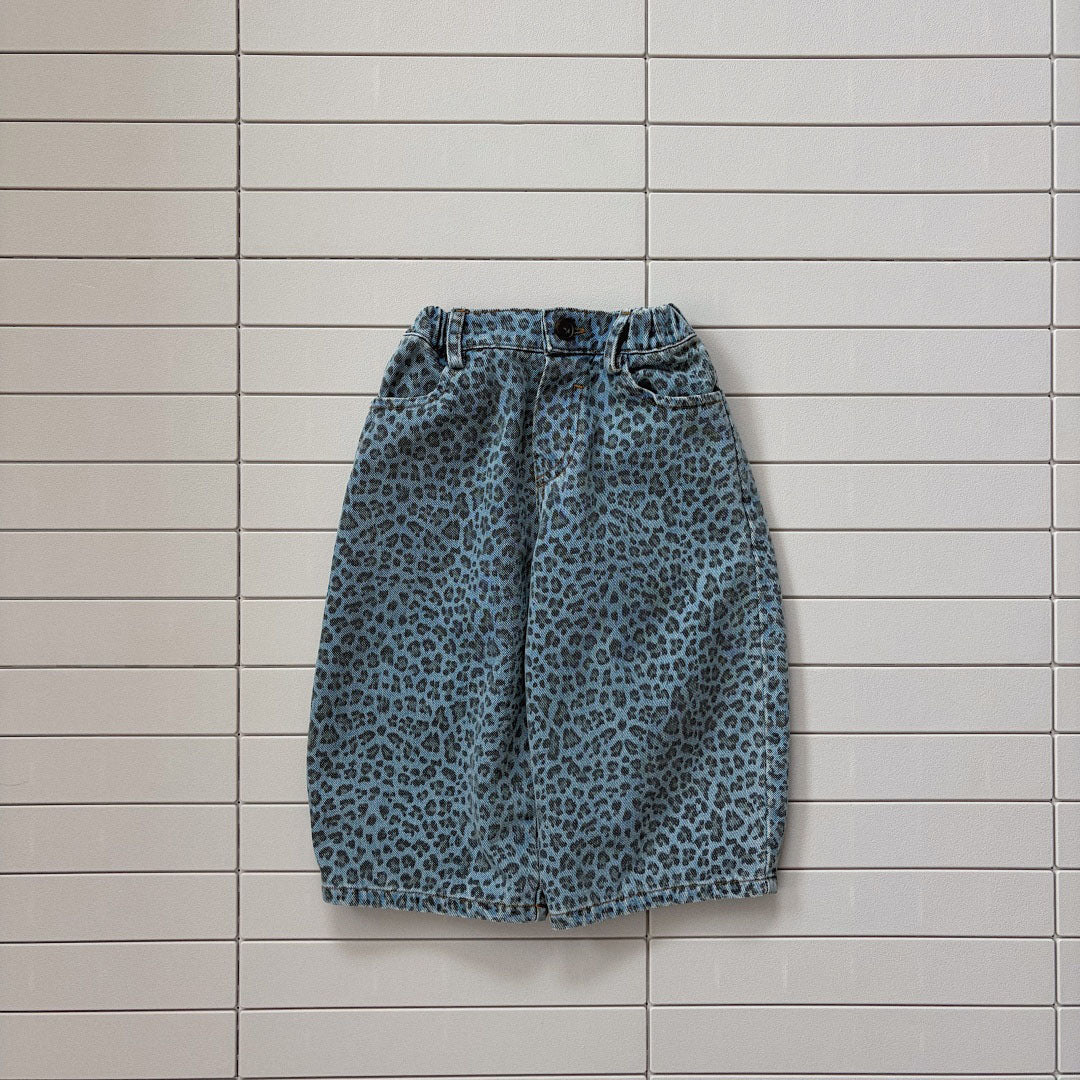 Baby/Toddler Bella F26 Leopard Denim Pants (1-6y) - 2 Colors kids outfit
