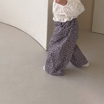 Baby/Toddler Bella F26 Leopard Denim Pants (1-6y) - 2 Colors kids outfit