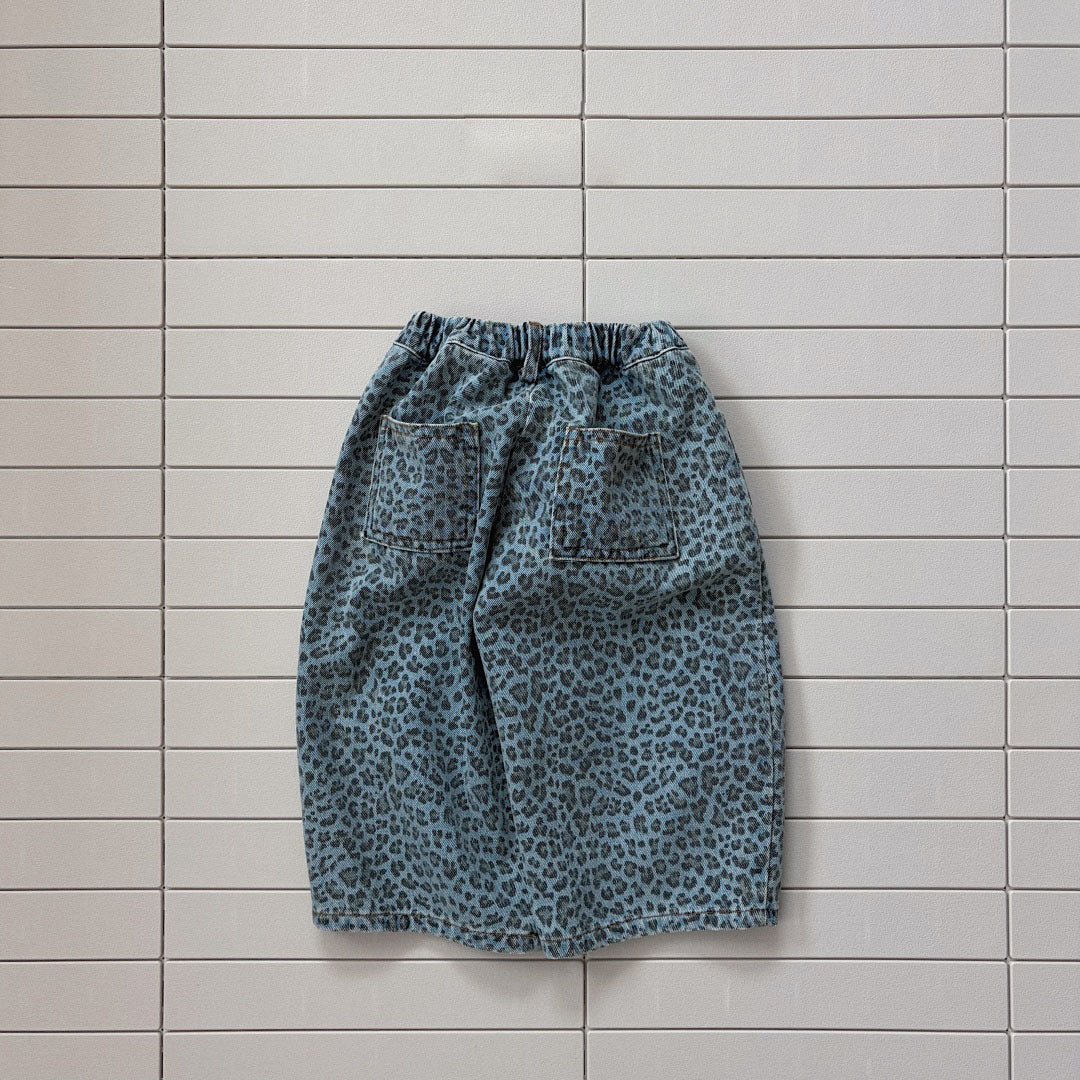 Baby/Toddler Bella F26 Leopard Denim Pants (1-6y) - 2 Colors kids outfit