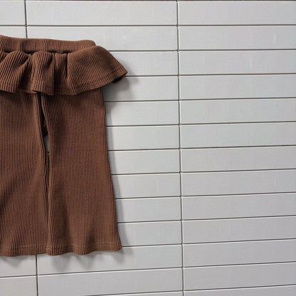 Baby/Toddler Bella F26 Ruffle Skirt Flare Pants (1-6y) - 3 Colors kids outfit