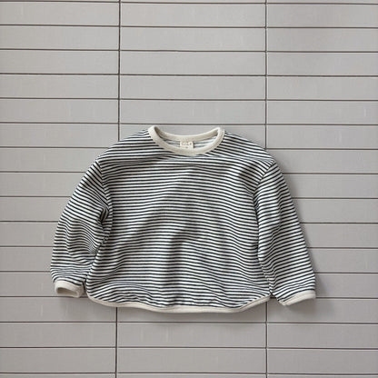 Baby/Toddler Bella F26 Stripe Curved Hem Long Sleeve Top (1-6y) - 2 Colors kids outfit