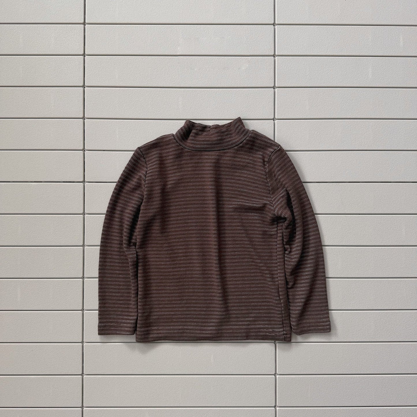 Baby/Toddler Bella F26 Stripe Mock Neck Long Sleeve Top (1-6y) - 3 Colors kids outfit