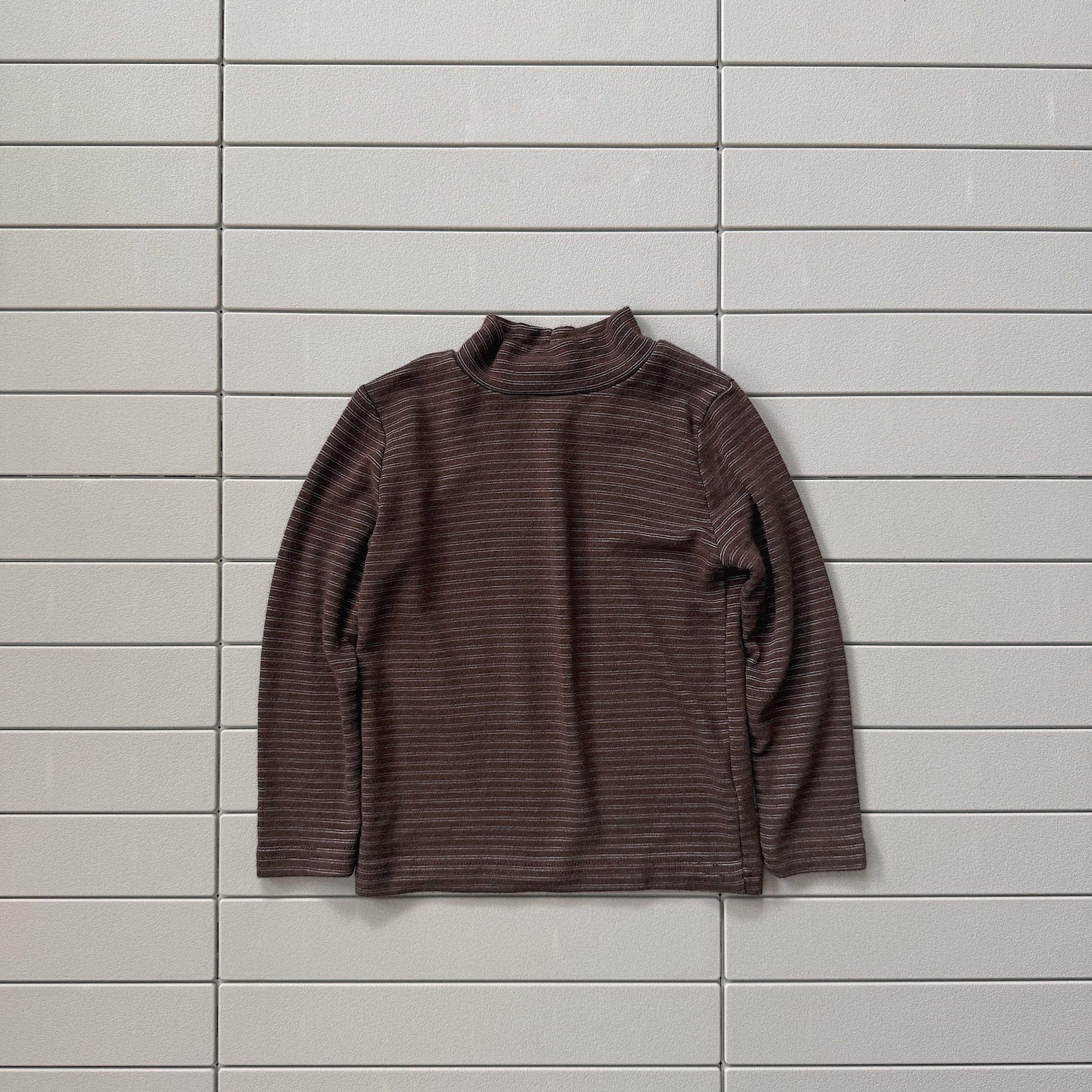 Baby/Toddler Bella F26 Stripe Mock Neck Long Sleeve Top (1-6y) - 3 Colors kids outfit