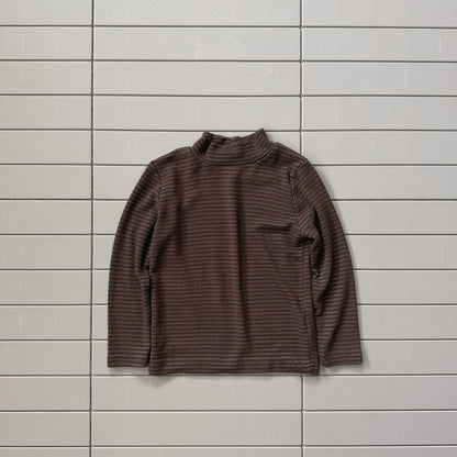 Baby/Toddler Bella F26 Stripe Mock Neck Long Sleeve Top (1-6y) - 3 Colors kids outfit
