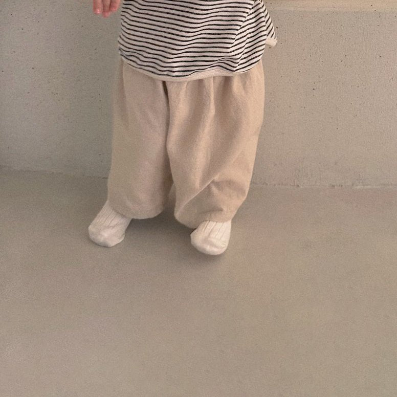 Baby/Toddler Bella SP26 Basic Baggy Pants (6m - 6y) - 4 Colors - AT NOON STORE