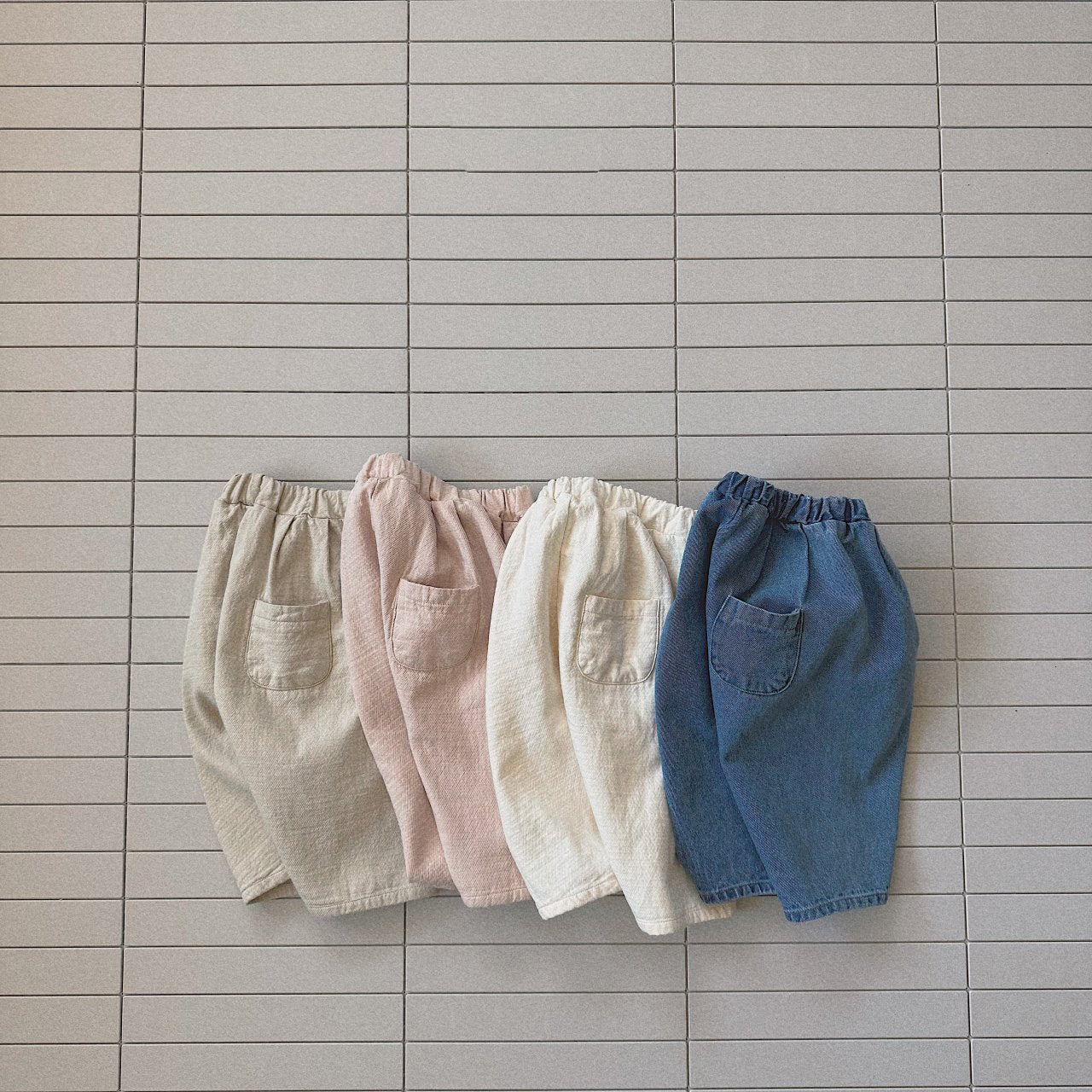 Baby/Toddler Bella SP26 Basic Baggy Pants (6m - 6y) - 4 Colors - AT NOON STORE