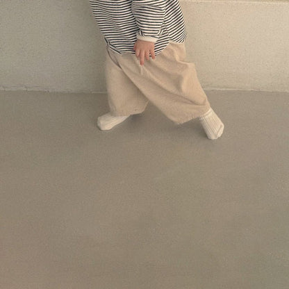 Baby/Toddler Bella SP26 Basic Baggy Pants (6m - 6y) - 4 Colors - AT NOON STORE