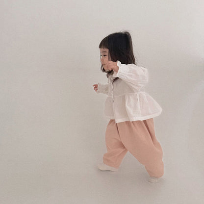 Baby/Toddler Bella SP26 Basic Baggy Pants (6m - 6y) - 4 Colors - AT NOON STORE