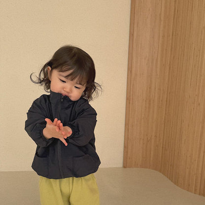 Baby/Toddler Bella SP26 Full Zip Windbreaker Jacket (6m - 6y) - 4 Colors - AT NOON STORE