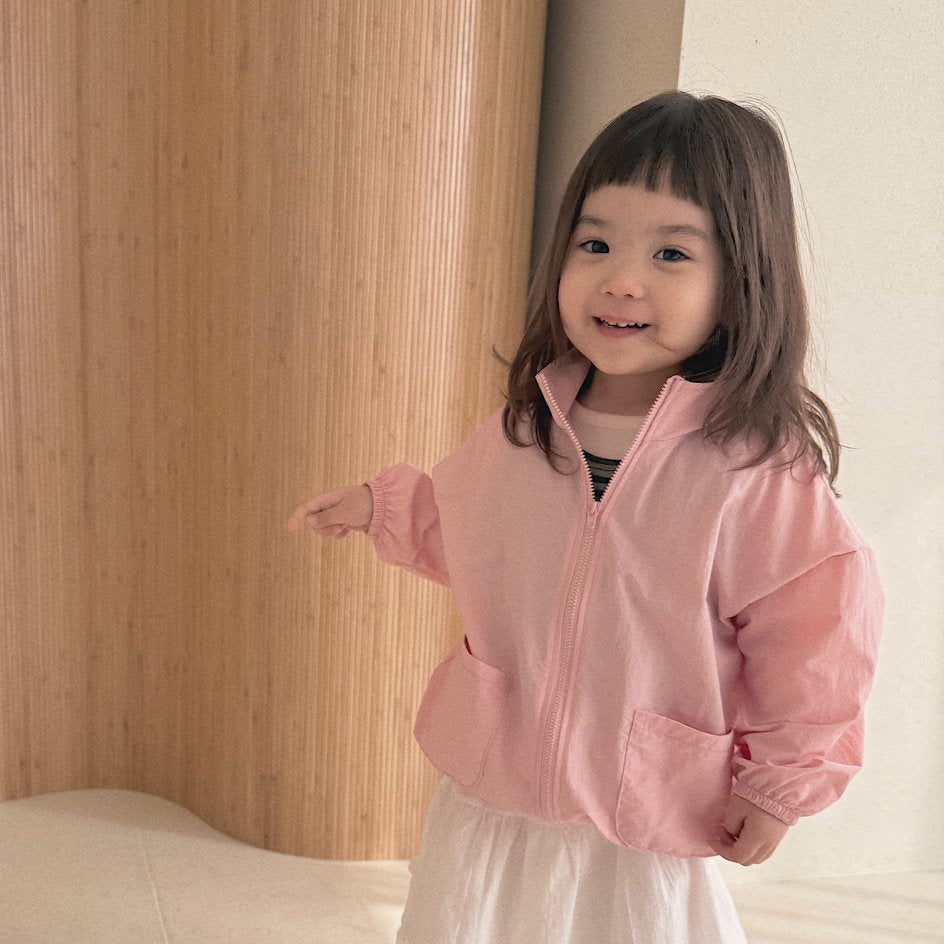 Baby/Toddler Bella SP26 Full Zip Windbreaker Jacket (6m - 6y) - 4 Colors - AT NOON STORE