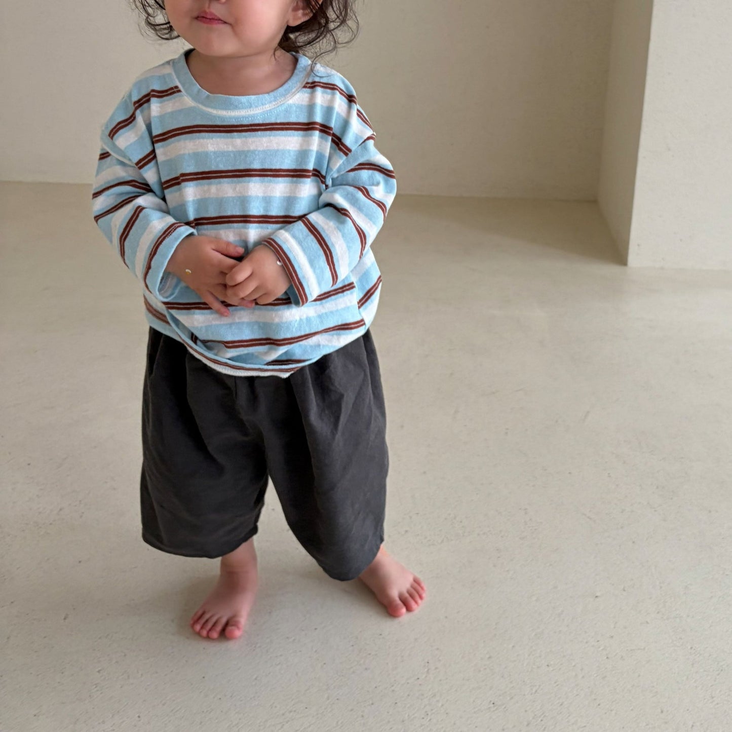 Baby/Toddler Bella SS26 Cropped Baggy Pants (6m - 6y) - 3 Colors kids outfit