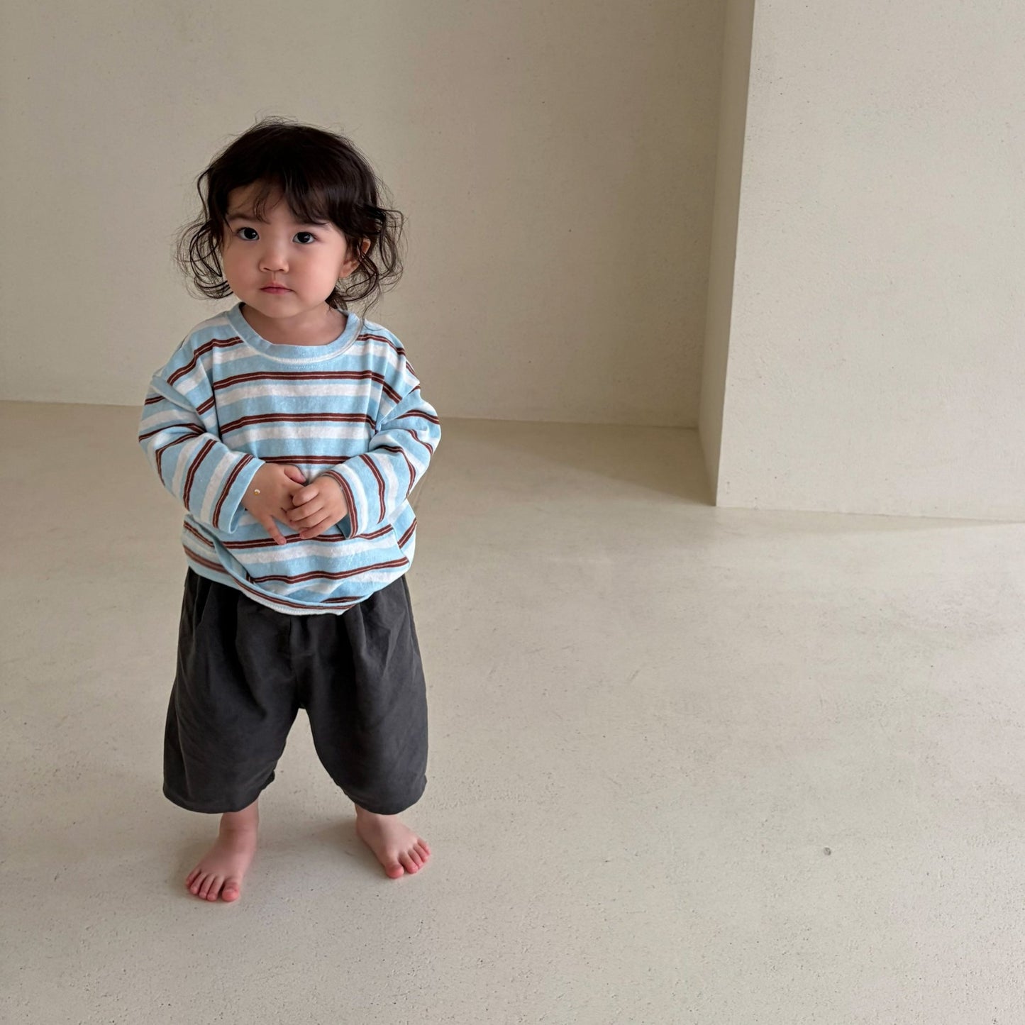 Baby/Toddler Bella SS26 Cropped Baggy Pants (6m - 6y) - 3 Colors kids outfit
