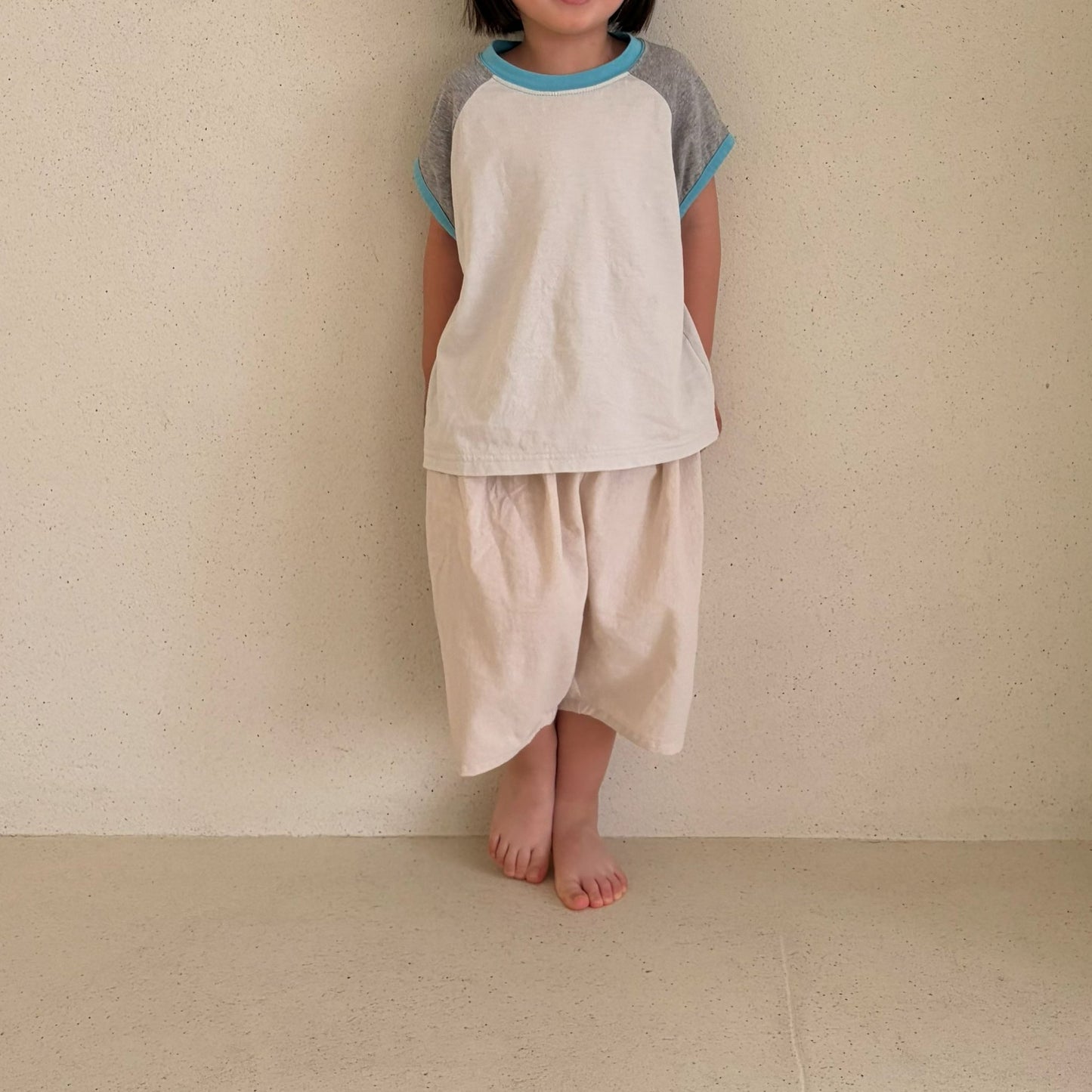 Baby/Toddler Bella SS26 Cropped Baggy Pants (6m - 6y) - 3 Colors kids outfit