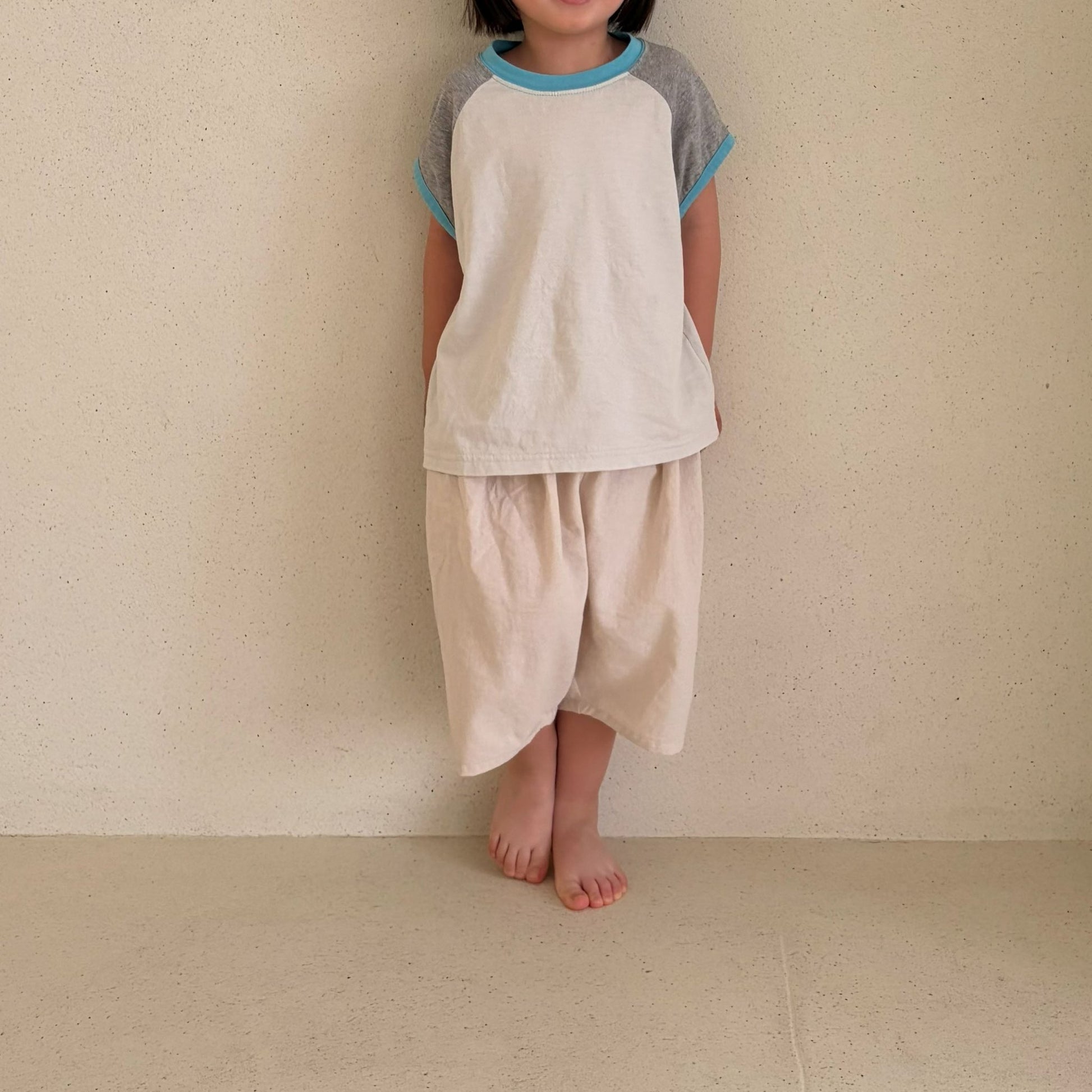 Baby/Toddler Bella SS26 Cropped Baggy Pants (6m - 6y) - 3 Colors kids outfit