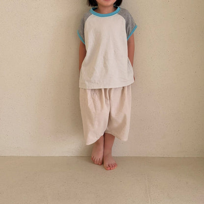 Baby/Toddler Bella SS26 Cropped Baggy Pants (6m - 6y) - 3 Colors kids outfit