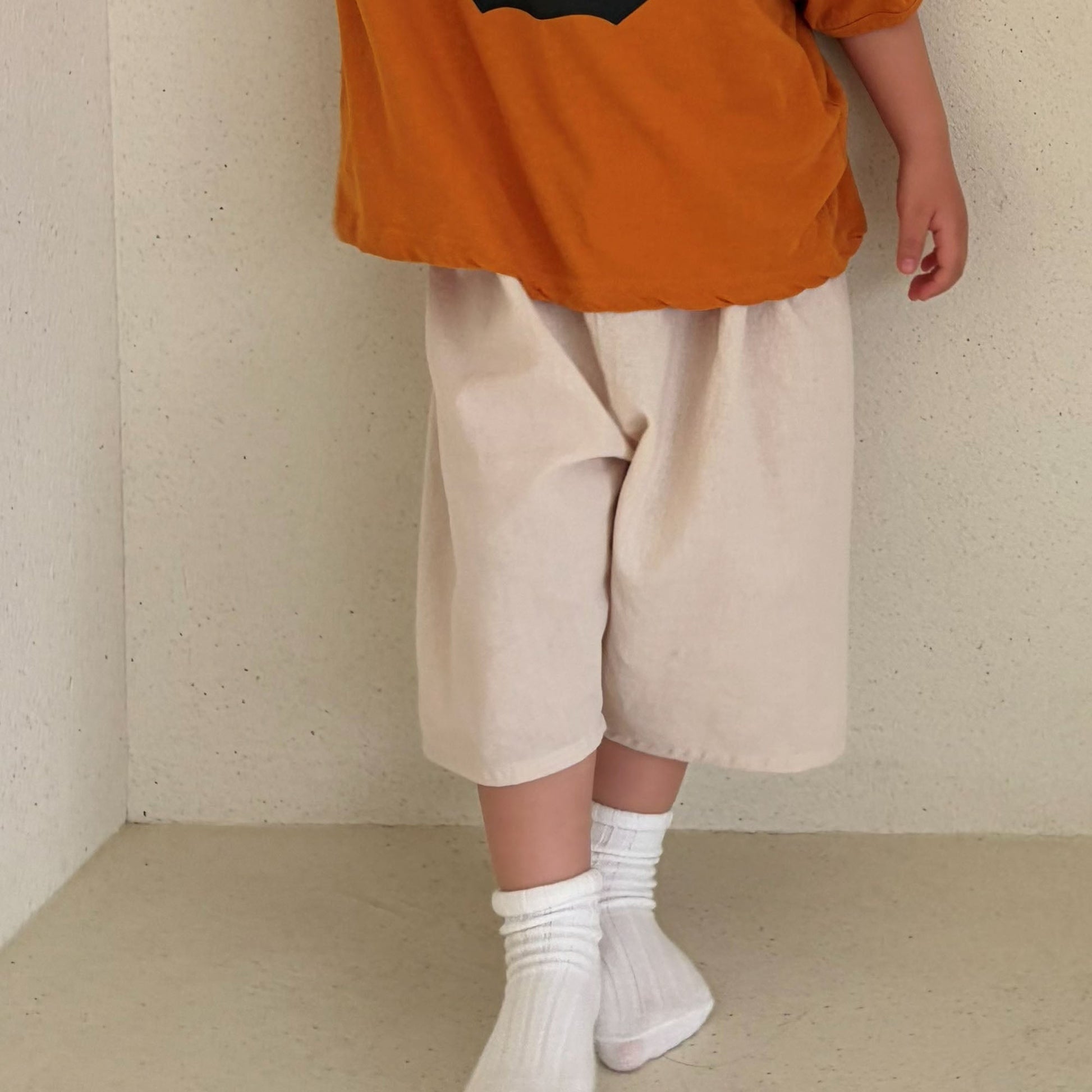 Baby/Toddler Bella SS26 Cropped Baggy Pants (6m - 6y) - 3 Colors kids outfit