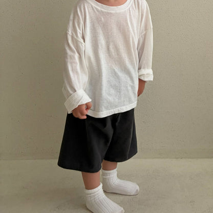 Baby/Toddler Bella SS26 Cropped Baggy Pants (6m - 6y) - 3 Colors kids outfit