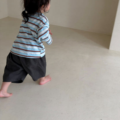 Baby/Toddler Bella SS26 Cropped Baggy Pants (6m - 6y) - 3 Colors kids outfit