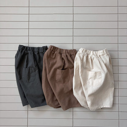 Baby/Toddler Bella SS26 Cropped Baggy Pants (6m - 6y) - 3 Colors kids outfit