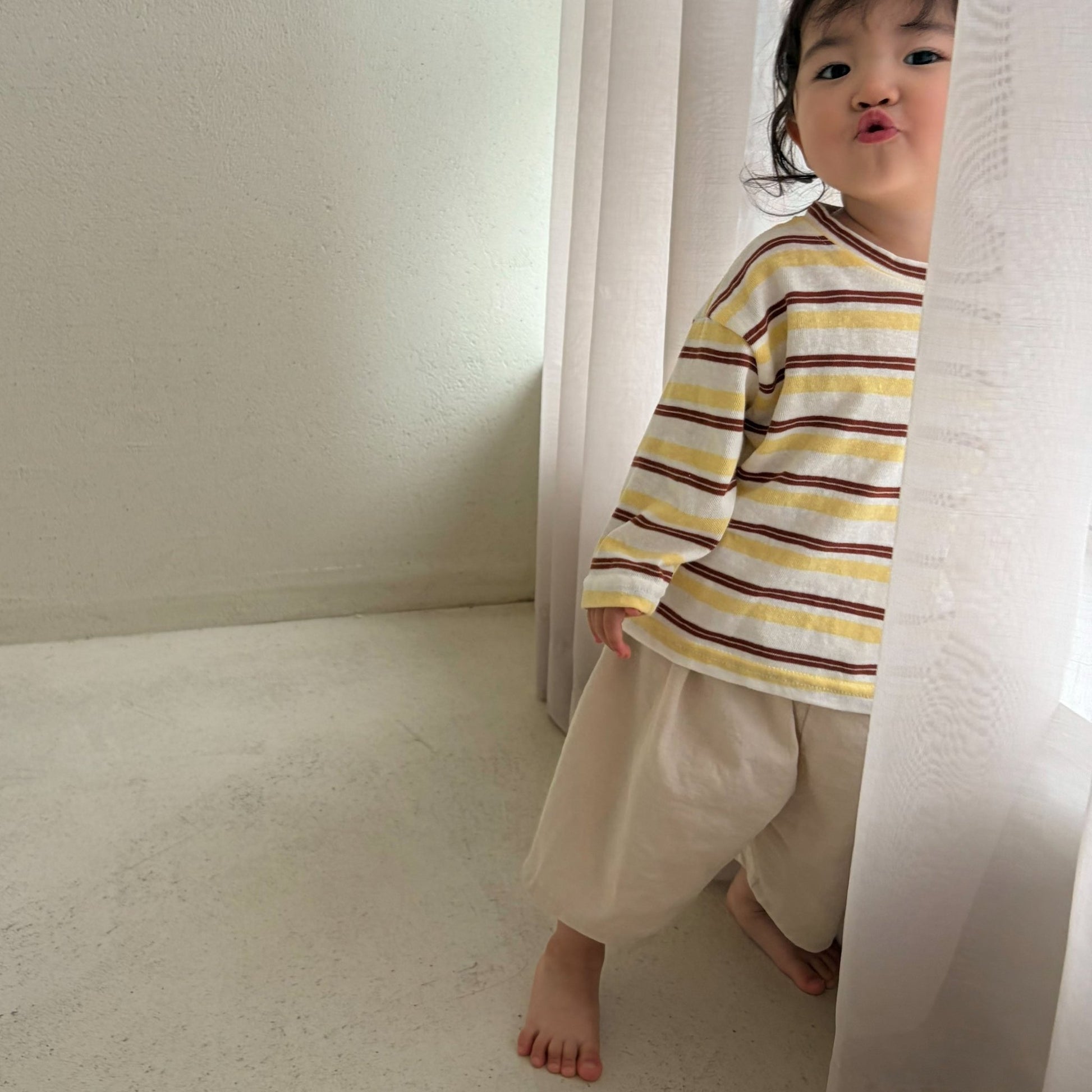 Baby/Toddler Bella SS26 Cropped Baggy Pants (6m - 6y) - 3 Colors kids outfit