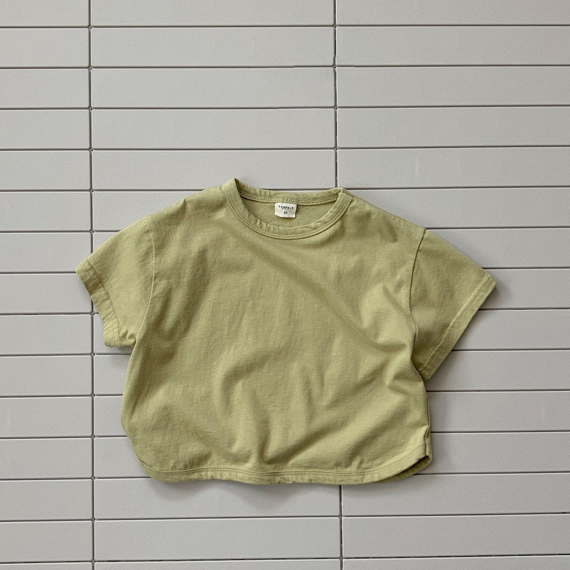 Baby/Toddler Bella SS26 Curved Hem Short Sleeve Top (6m - 6y) - 4 Colors kids outfit