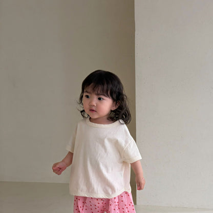Baby/Toddler Bella SS26 Curved Hem Short Sleeve Top (6m - 6y) - 4 Colors kids outfit