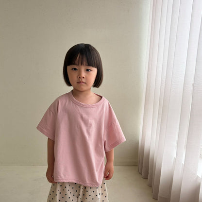 Baby/Toddler Bella SS26 Curved Hem Short Sleeve Top (6m - 6y) - 4 Colors kids outfit