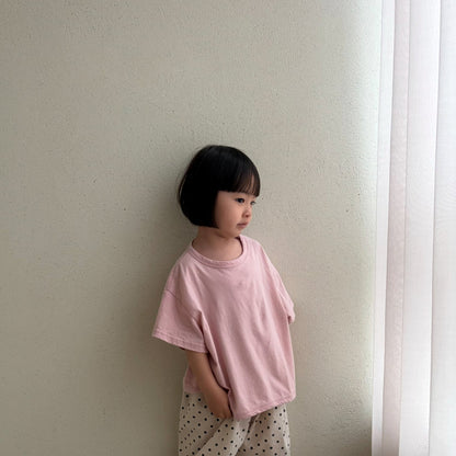 Baby/Toddler Bella SS26 Curved Hem Short Sleeve Top (6m - 6y) - 4 Colors kids outfit