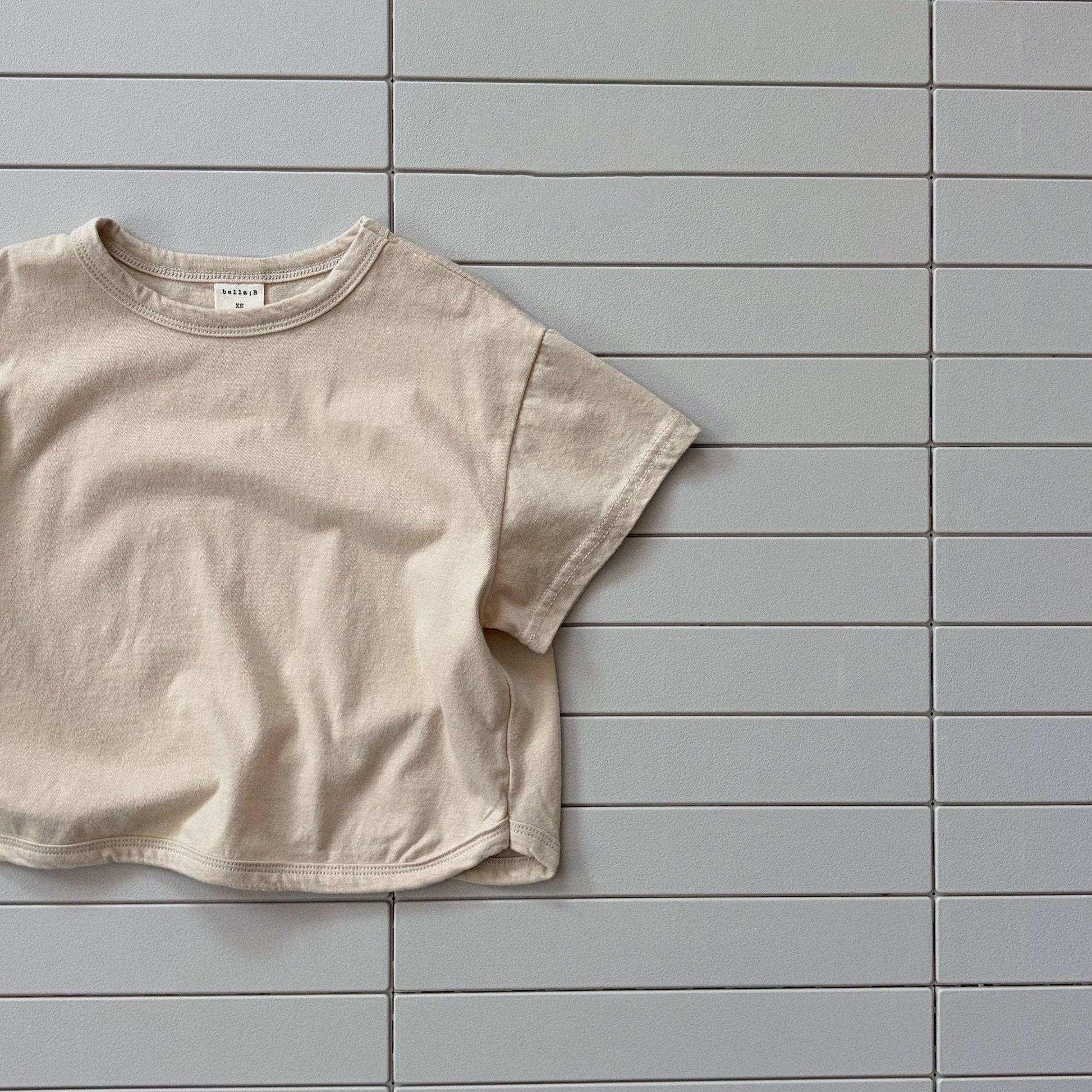 Baby/Toddler Bella SS26 Curved Hem Short Sleeve Top (6m - 6y) - 4 Colors kids outfit
