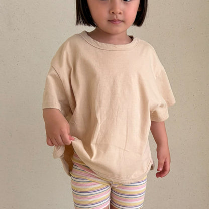 Baby/Toddler Bella SS26 Curved Hem Short Sleeve Top (6m - 6y) - 4 Colors kids outfit
