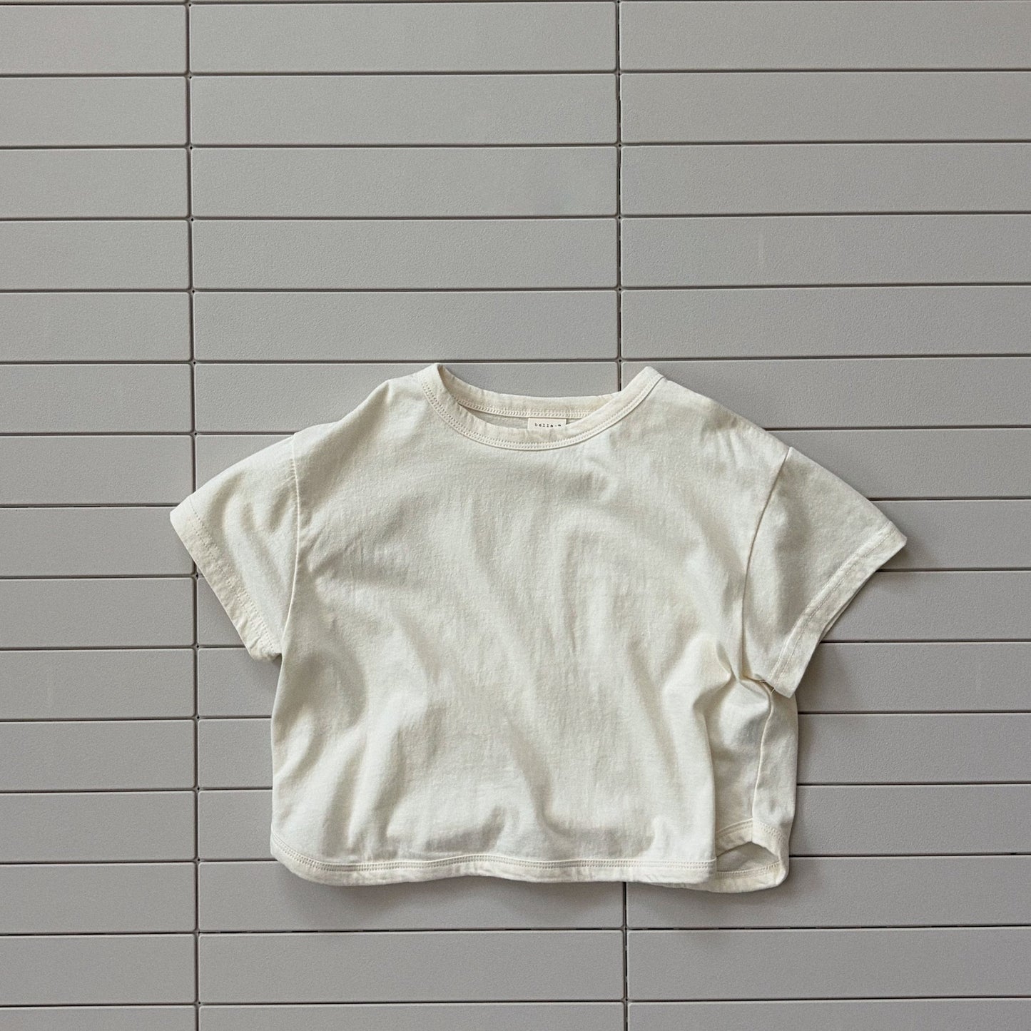 Baby/Toddler Bella SS26 Curved Hem Short Sleeve Top (6m - 6y) - 4 Colors kids outfit